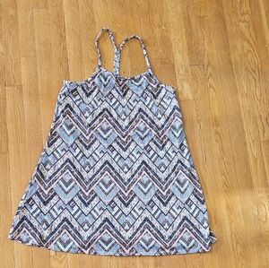 Wallflower Patterned Strappy Mini Dress sz lg